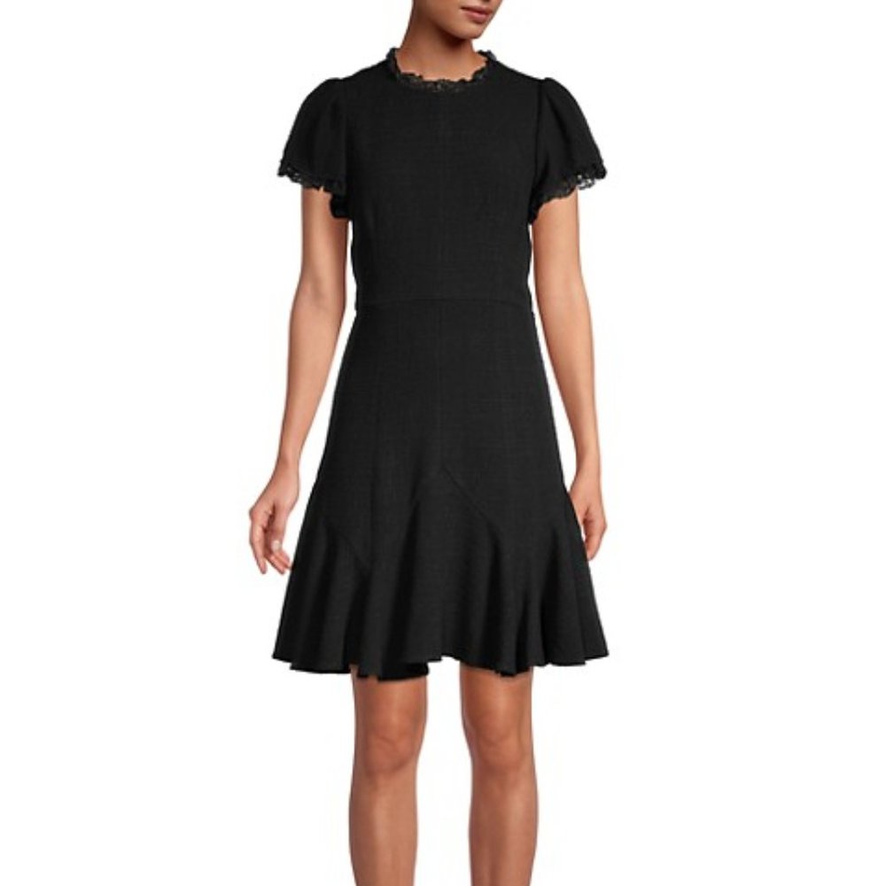 Rebecca Taylor Tweed A-Line Dress